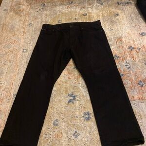 Polo Ralph Lauren Jeans Mens 40x30 Black The Classic Fit PRL Casual Denim